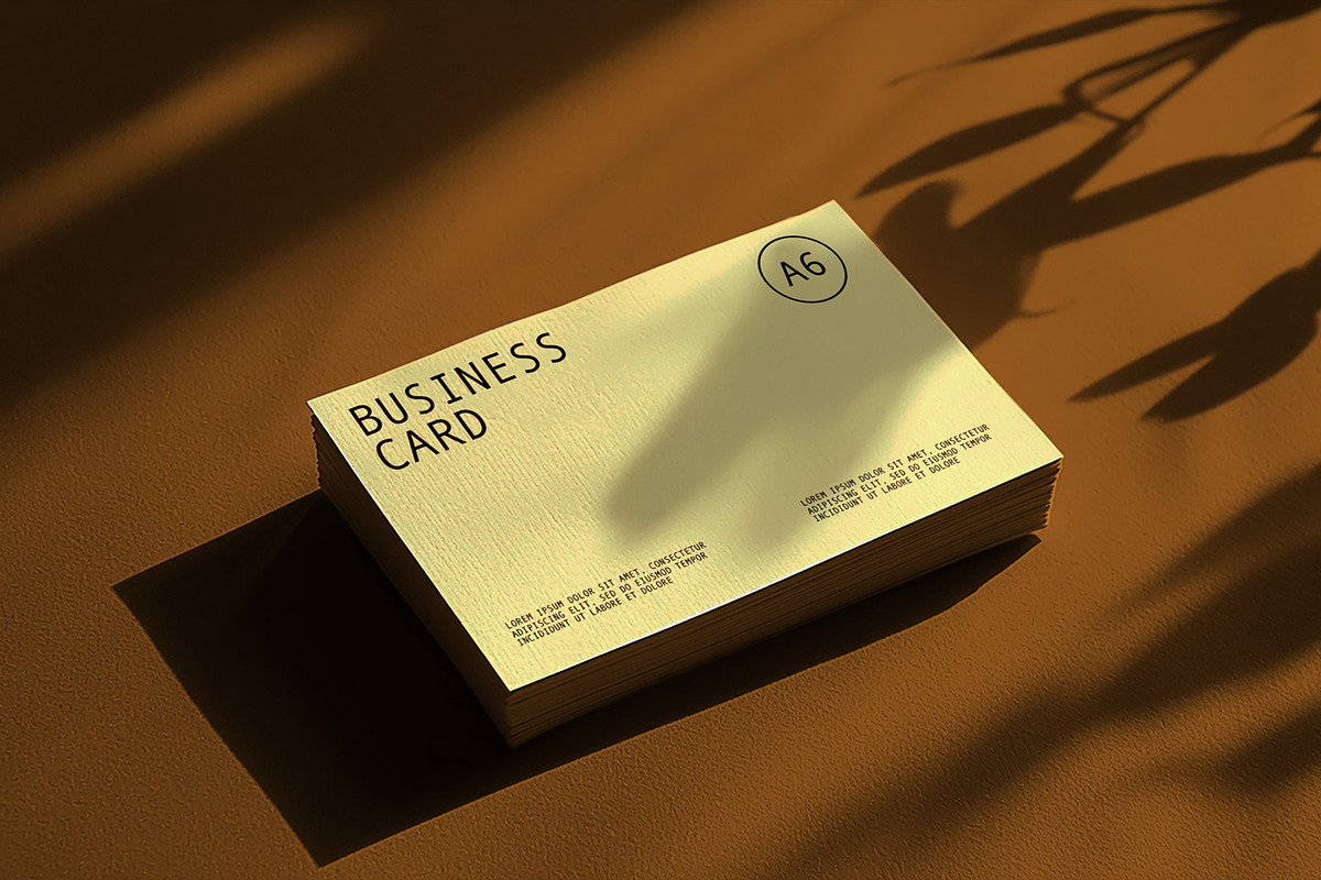 Business Card Mockup Template, a Product Mockup by anamwp (Photo 5 of 5)