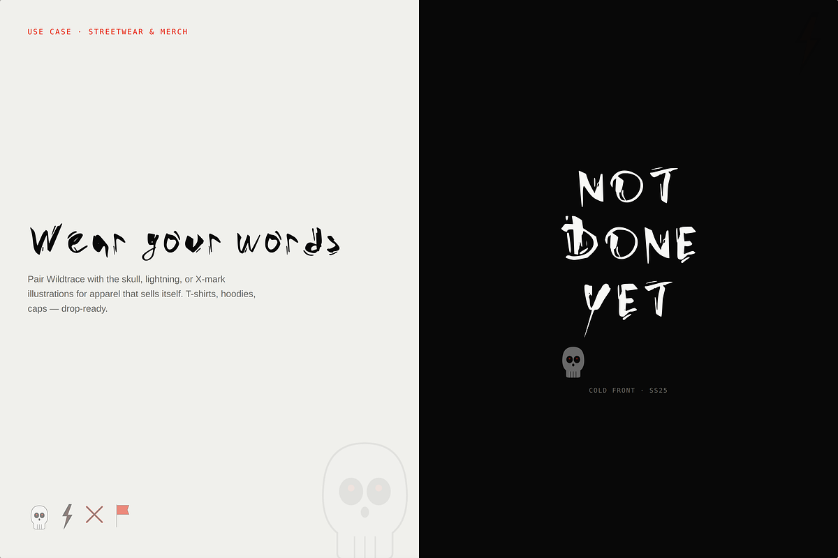Wildtrace — Handwritten Display Font, a Handwritten Font by Lettra Studio (Photo 6 of 12)