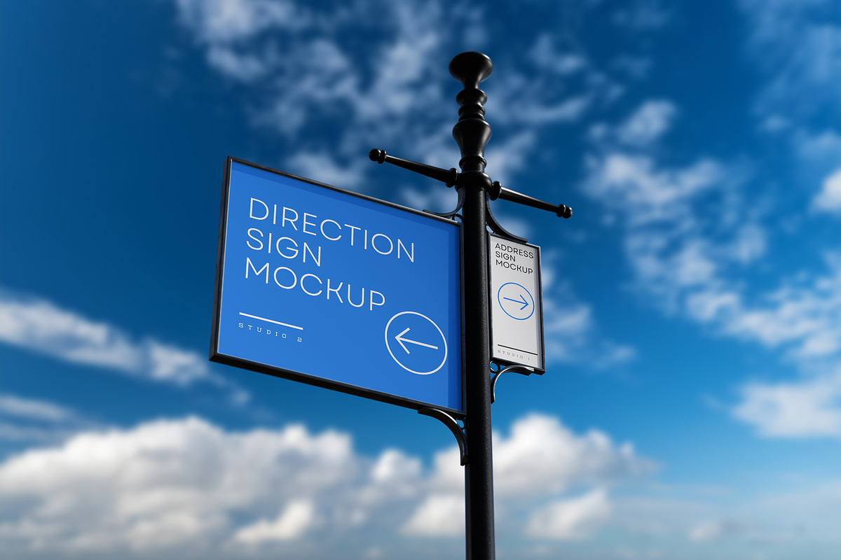 Direct Sign Mockup, an Advertising Mockup by DSNA Mockup