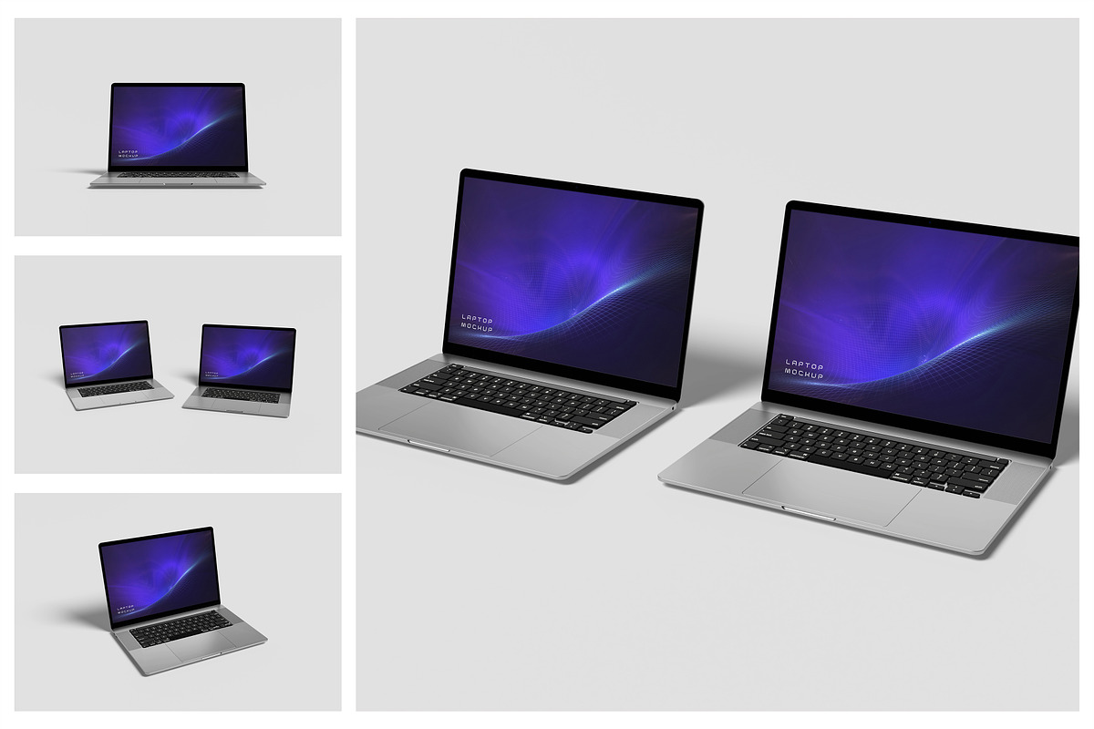 Laptop Mockup, a Mac Mockup by Hazzpro_Std (Photo 1 of 5)