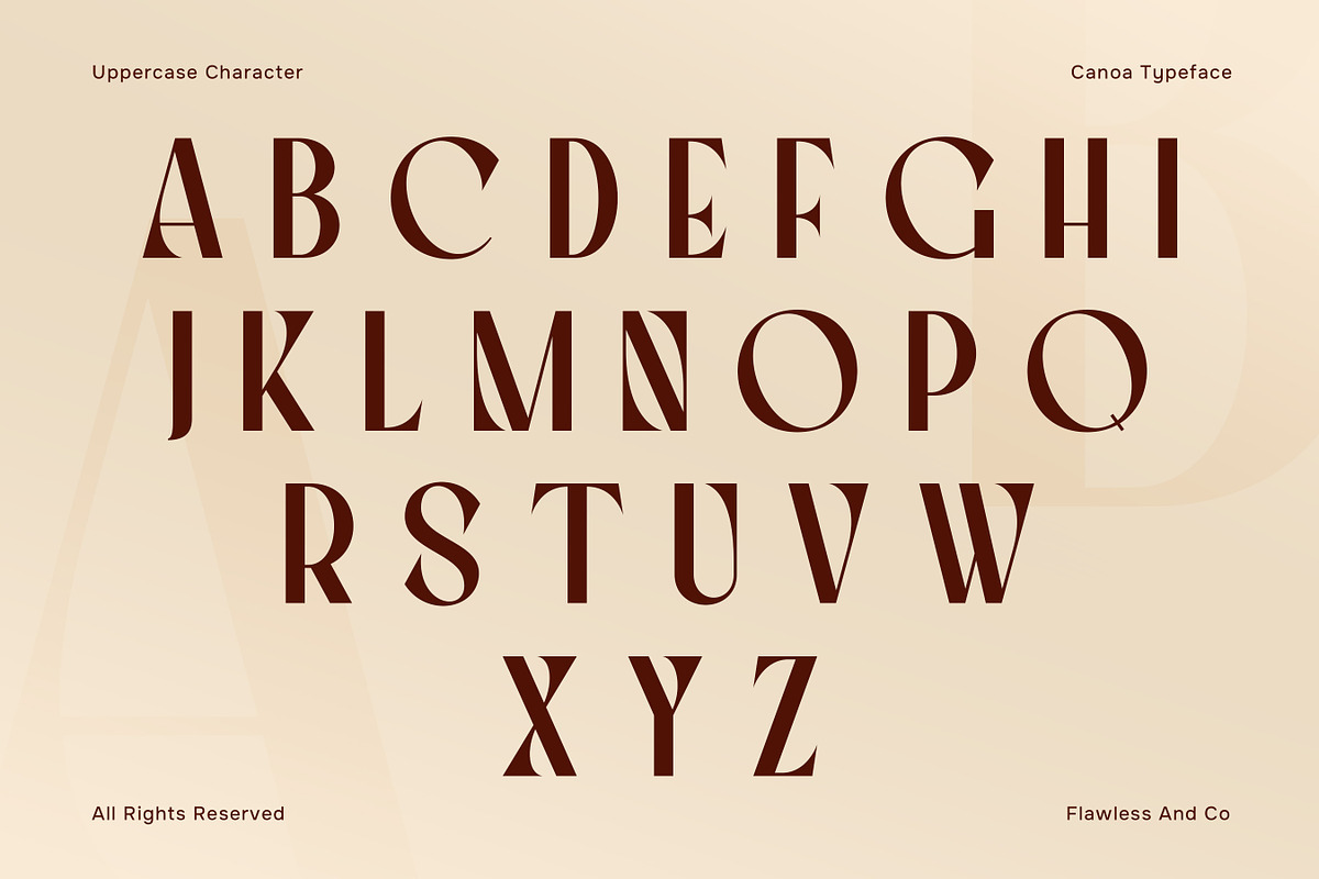 Canoa - Elegant Luxury Sans Font, a Sans Serif Font by Flawless And Co (Photo 6 of 10)