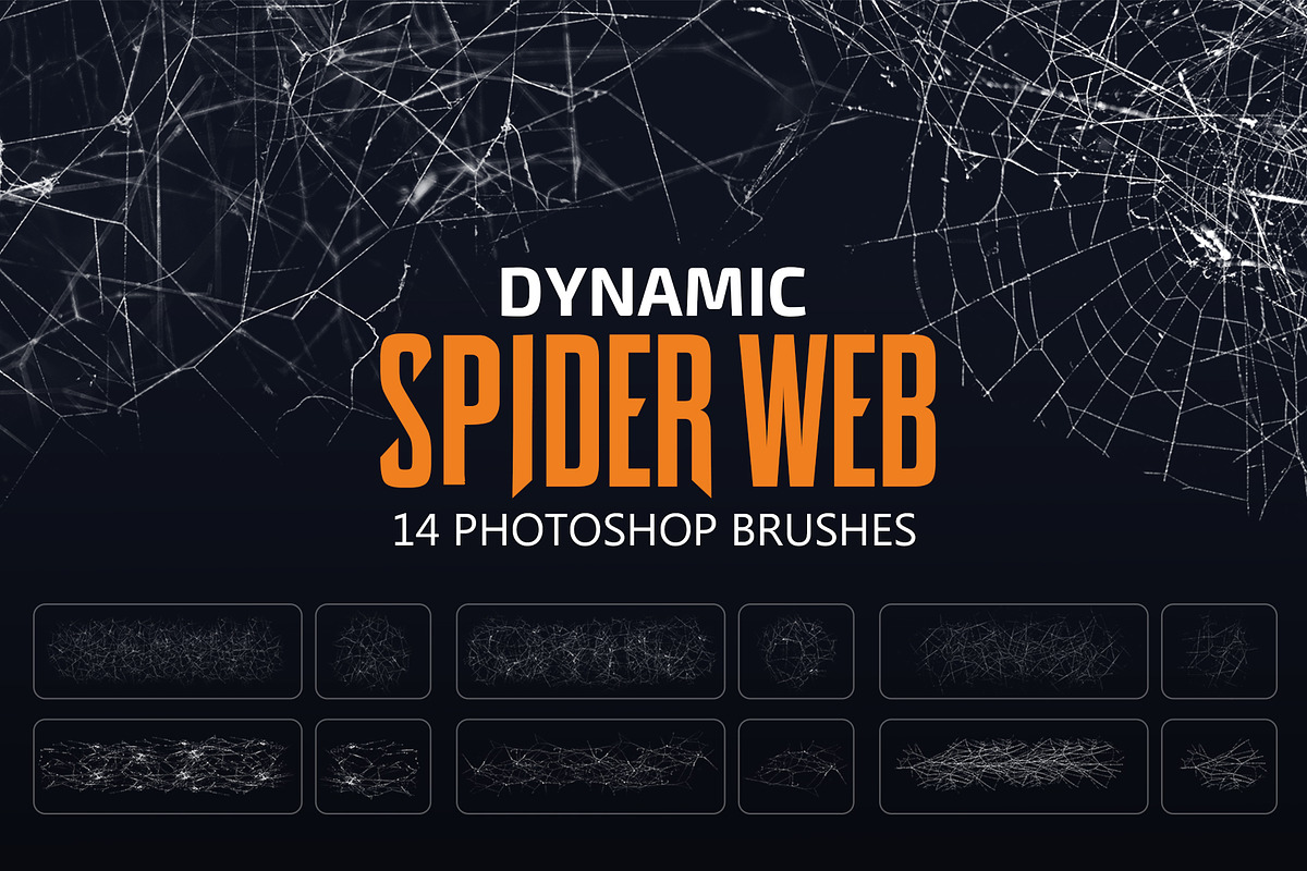 Spider Web brushes, a Brush Add-On by Mohamed Saber (Photo 1 of 6)