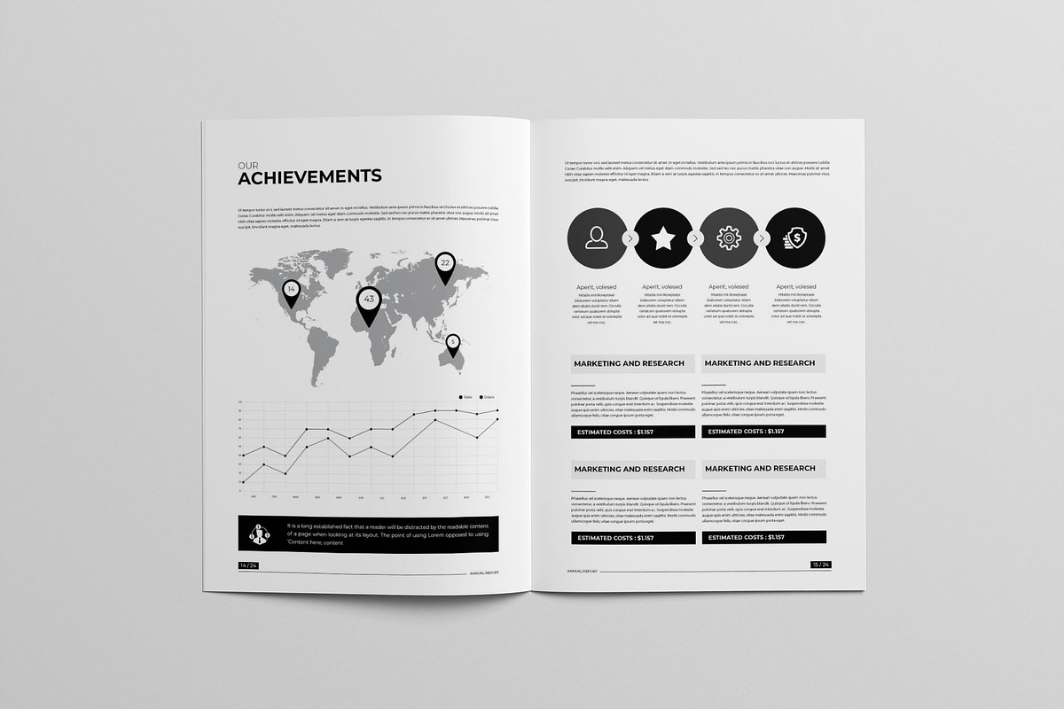 Architecture Annual Report, a Brochure Template by New Lines (Photo 6 of 10)