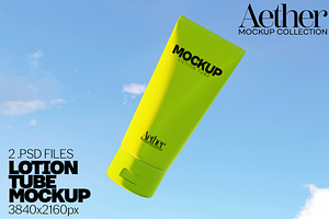 Lotion Tube Mockup Bundle