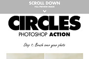 Circles Photoshop Action preview 2