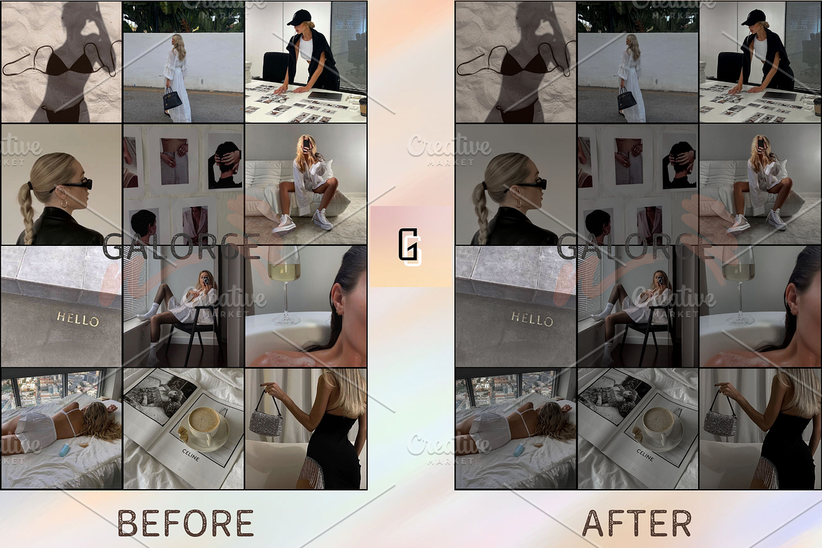 Lightroom Preset INFLUENCER GALOR6E, a Layer Style Add-On by GALOR6E PRESETS (Photo 2 of 2)