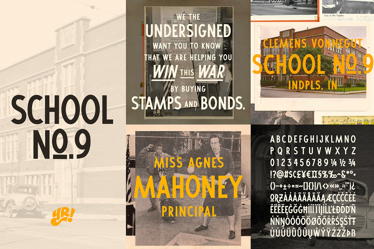 The Yeahright Type Bundle Vol 1, a Font by Yeahright Type (Photo 4 of 11)