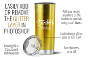 20oz Stainless Steel Straight Sided, a Product Mockup by SarahDesign (Thumbnail 5 of 8)