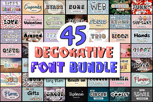 Decorative Font Bundle