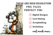 Peeking Woodland Animals Clipart, an Illustration by OK Design (Thumbnail 6 of 6)