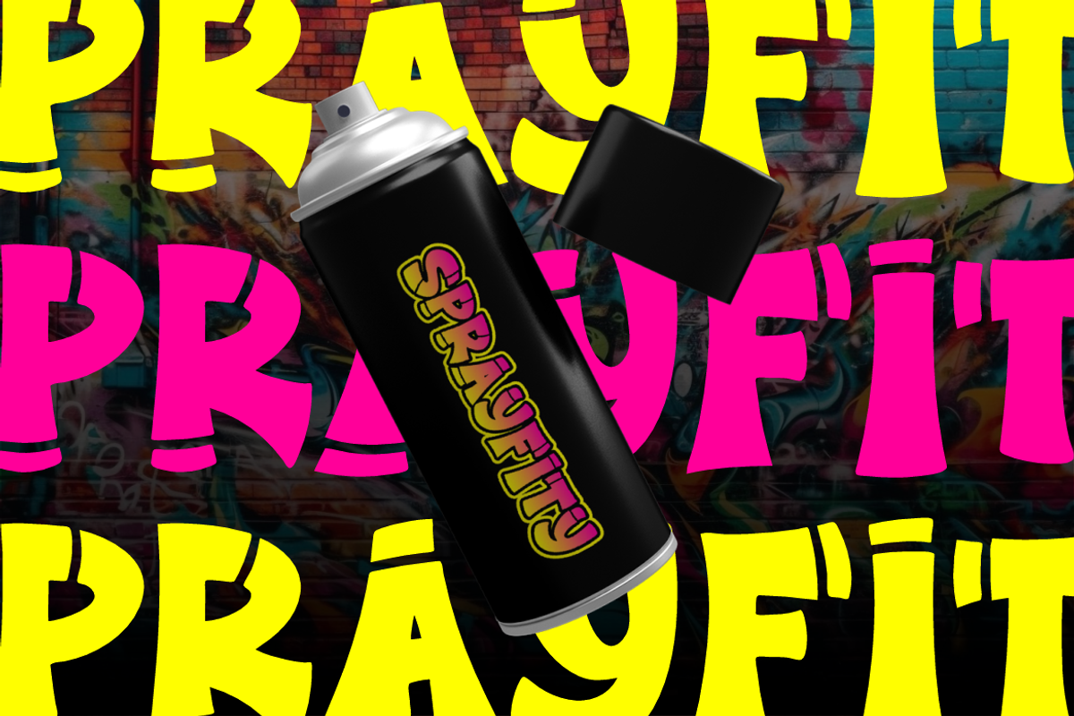 Stretzo Graffiti Font, a Font by PutraCetol Studio (Photo 3 of 5)