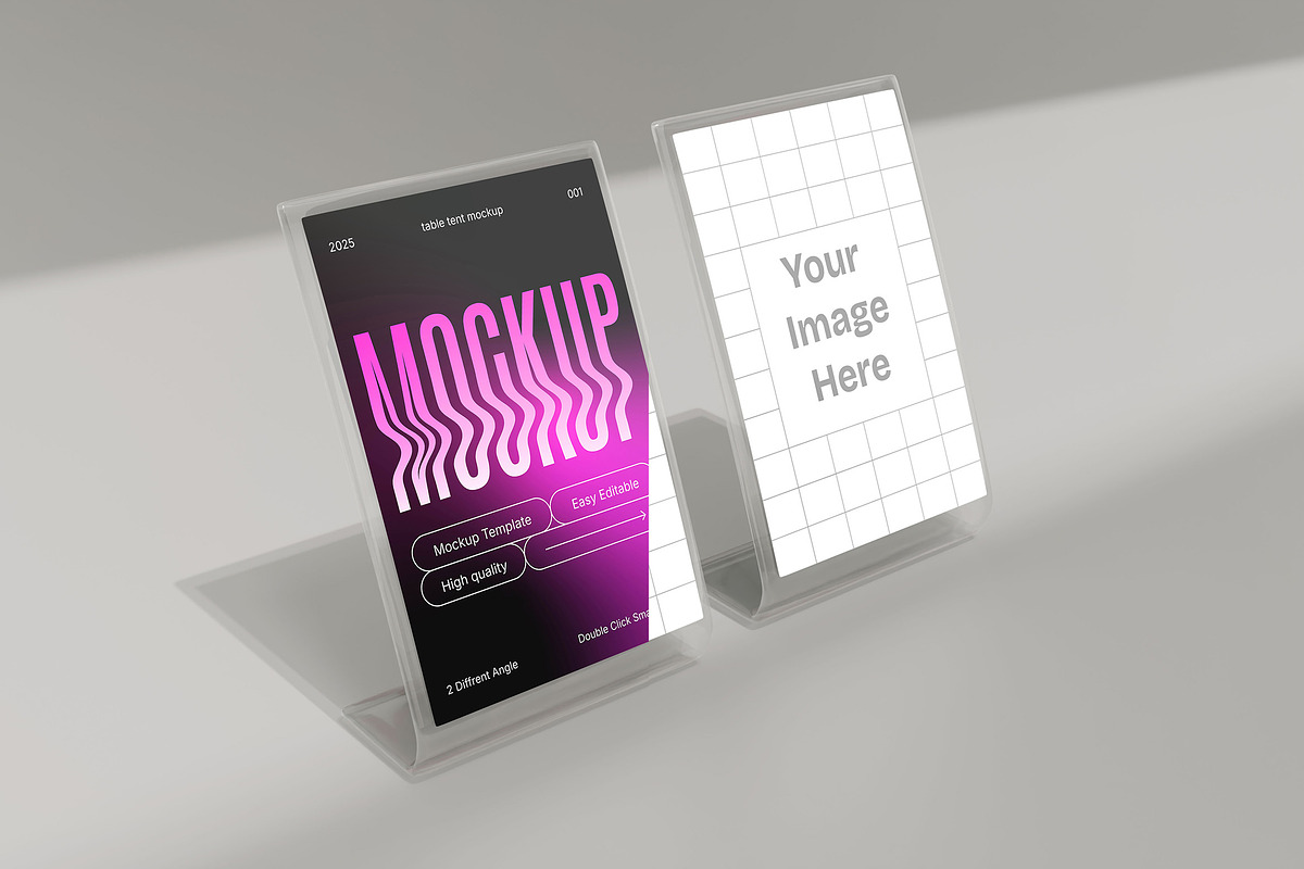 Acrylic Table Tent Mockup, a Product Mockup by Artbox Studio (Photo 3 of 5)