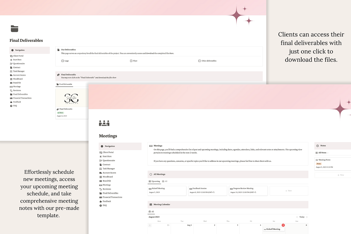 Client Portal, Project Management, a Presentation Template by Planner 2 Success (Photo 8 of 10)