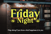 Asteria - Retro Display Font, a Serif Font by RagamKata (Thumbnail 5 of 12)