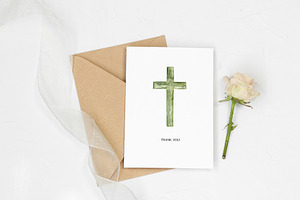 Watercolor Cross Collection