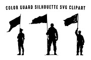 Military Color Guard SVG Silhouettes, a Person Illustration by Gfx Expert Team (Thumbnail 2 of 3)