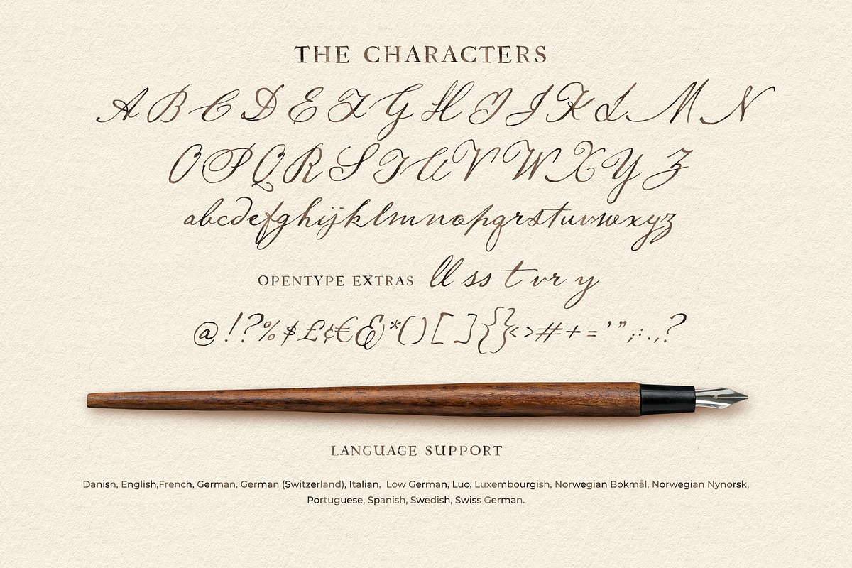 Nightingale Script, a Script Font by Nicky Laatz (Photo 9 of 10)