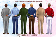 University Graduates Boys Clipart, a Graphic by ArtedeCatrin (Thumbnail 3 of 11)