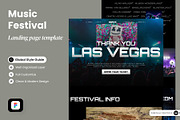 Input - Music Festival Landing Page, a Landing Page Template by SLAB! Design (Thumbnail 1 of 4)
