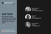 T-Shirt Mock-Up Set, a Shirt Mockup by Freeman Studio (Thumbnail 19 of 22)