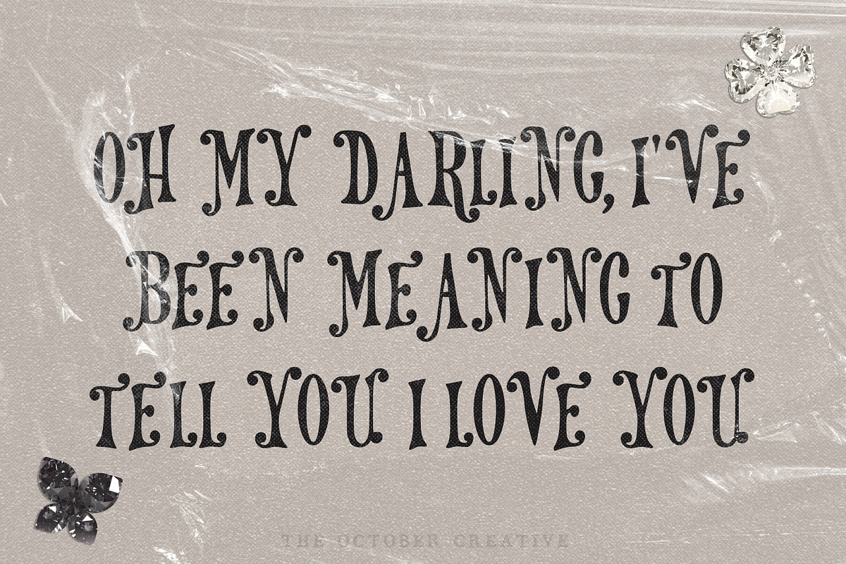 Violet Vision Victorian Circus Font, a Serif Font by The October Creative (Photo 6 of 8)