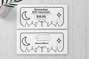 Ramadan Restaurant Gift Voucher, a Card Template by MightyDesign (Thumbnail 3 of 6)