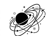 60 Planet Orbit Abstract Silhouette, an Empty State Illustration by Amazin_art (Thumbnail 28 of 35)