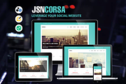 JSN Corsa - Leverage your social web, a Websites & App Template by JoomlaShine (Thumbnail 1 of 5)