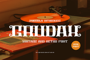 Grudax - Vintage & Retro Font