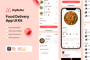 Food Delivery - App UI Kit