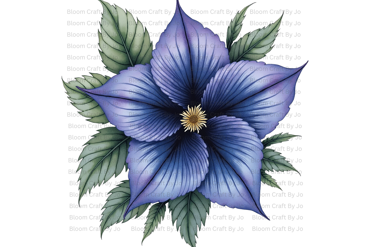 Monkshood Blooms, a Decorative Illustration by Bloom Craft Creations (Photo 9 of 12)