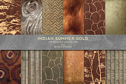 Indian Summer Gold Backgrounds, a Pattern Graphic by Blixa 6 Studios (Thumbnail 1 of 5)