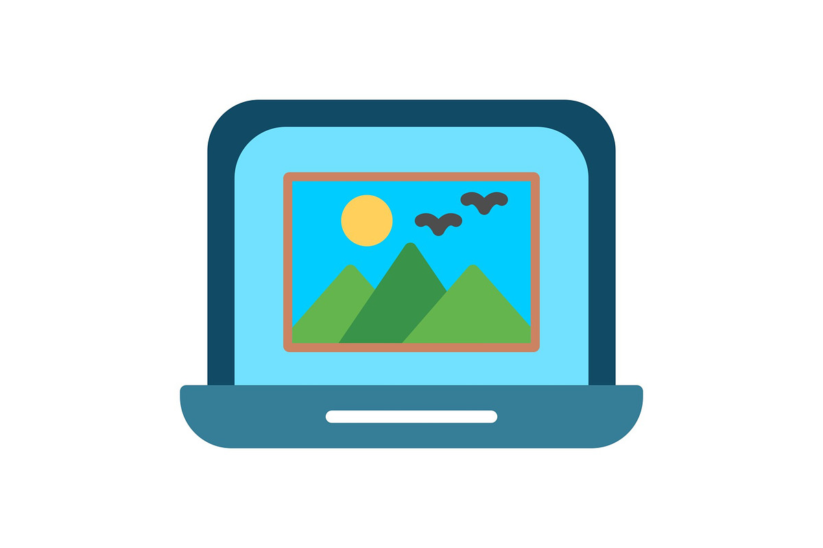 Laptop Flat Icon, an Icon by Pexelpy (Photo 1 of 2)