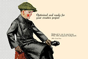 35 Gentlemen Colored Illustrations 3, an Illustration by Unember (Thumbnail 3 of 4)