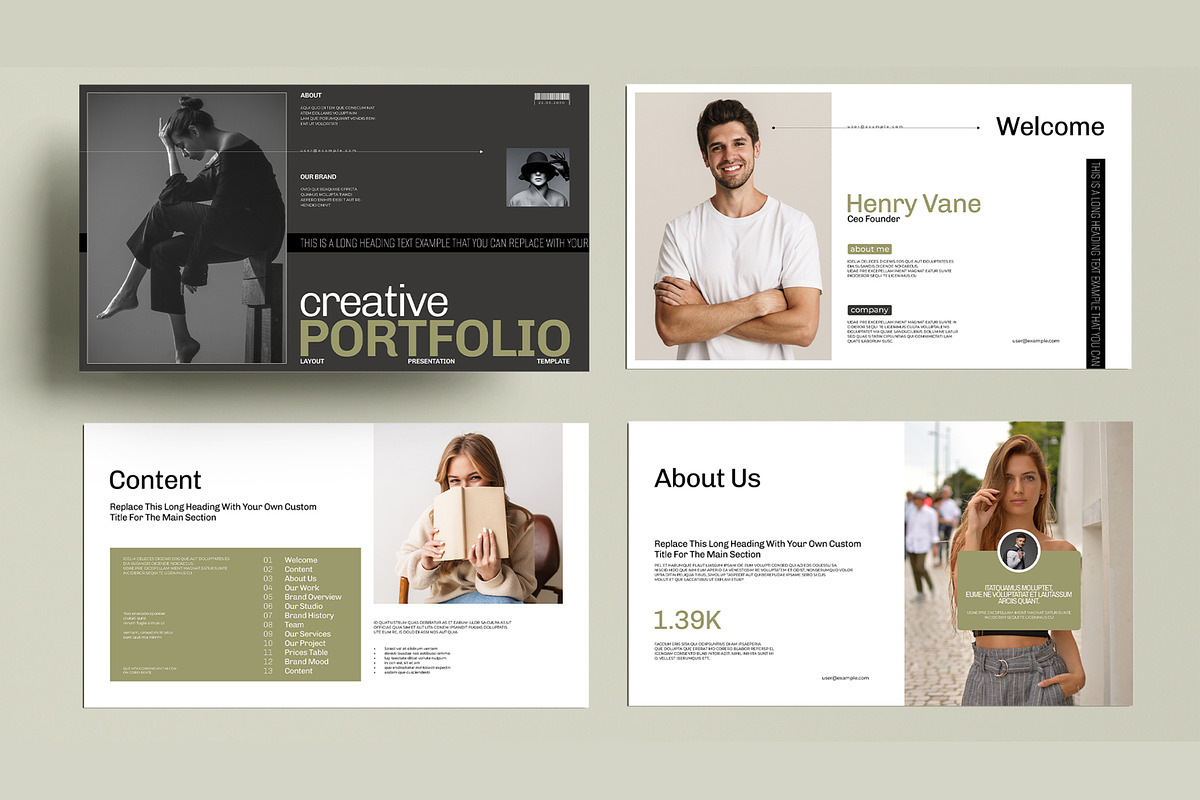 Creative Portfolio Presentation preview 2