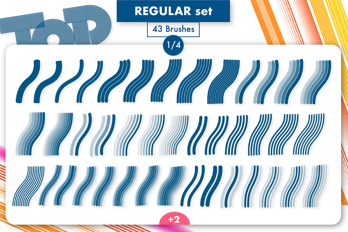 XXL MULTI LINE Brush set, a Brush Add-On by Magnatype (Photo 3 of 7)