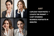 Women Headshot Professional Prompts, a Business Photo by Selenique Studio (Thumbnail 4 of 9)