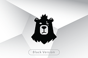 Mohawk Bear with Scar Logo Template, a Branding & Logo Template by Heavtryq Design (Thumbnail 4 of 4)