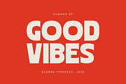Blonkra – Chunky Bold Sans Font, a Sans Serif Font by Muksal Creative (Thumbnail 5 of 10)