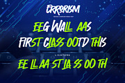 Errorism - Original Handmade Brush, a Font by Gassstype (Thumbnail 7 of 8)
