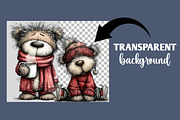 Christmas teddy bear clipart, an Illustration by Designworld (Thumbnail 2 of 6)