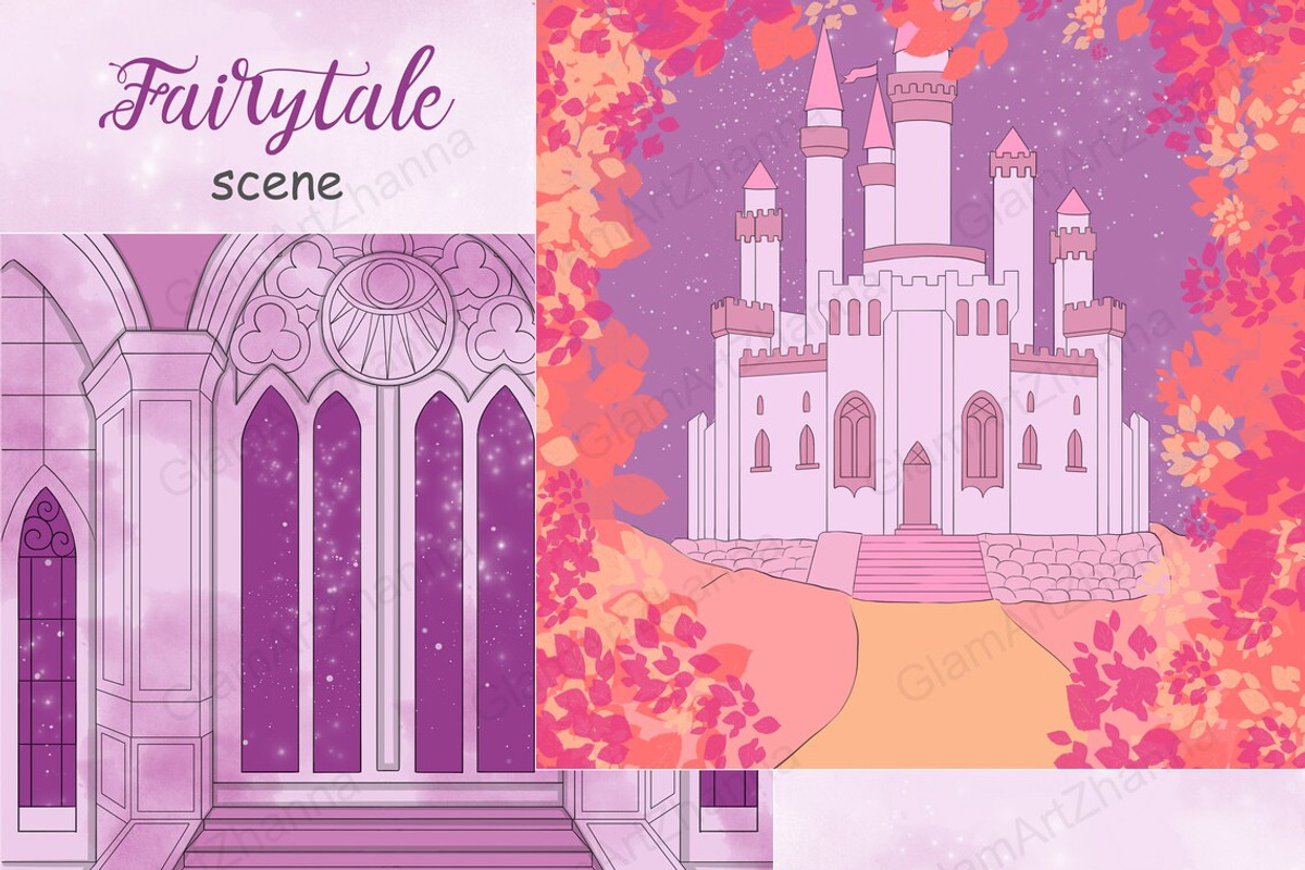Fairy Tale Scene, an Illustration by GlamArtZhanna