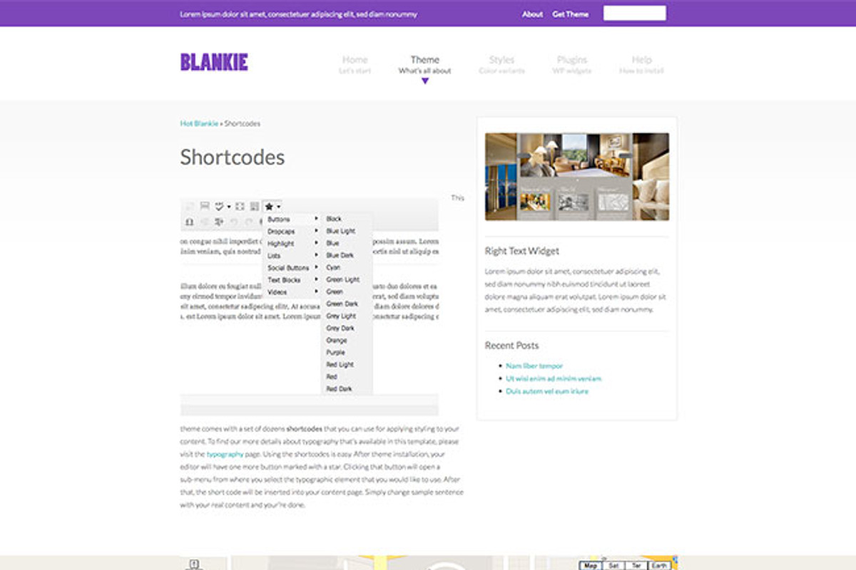 Hot Blankie, a WordPress Template by hot-themes (Photo 4 of 5)
