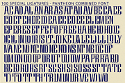 PANTHEON COMBINED - Condensed Font, a Serif Font by 177Studio (Thumbnail 7 of 8)