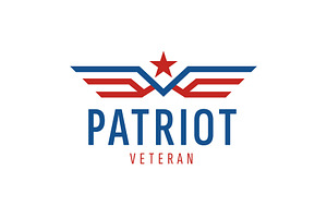veteran logo illustration, a Branding & Logo Template by Dyn Studio
