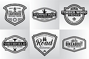 60 Vintage Badges and Logos Bundle, a Branding & Logo Template by shazi (Thumbnail 14 of 21)