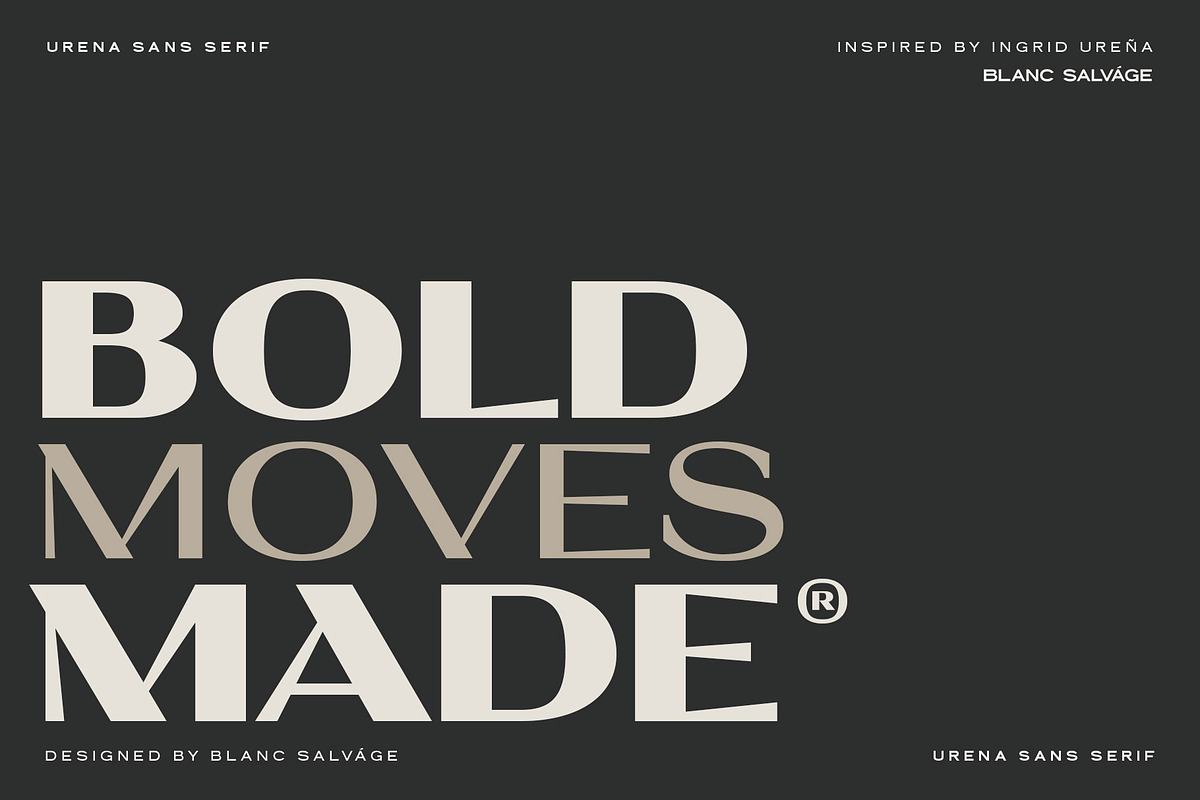 Urena Ultra Wide Sans Serif, a Sans Serif Font by Blanc Salváge (Photo 9 of 13)