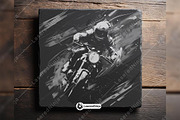 Motorbike Rider High-speed Racing, a Background Graphic by LaseredNinja (Thumbnail 4 of 7)
