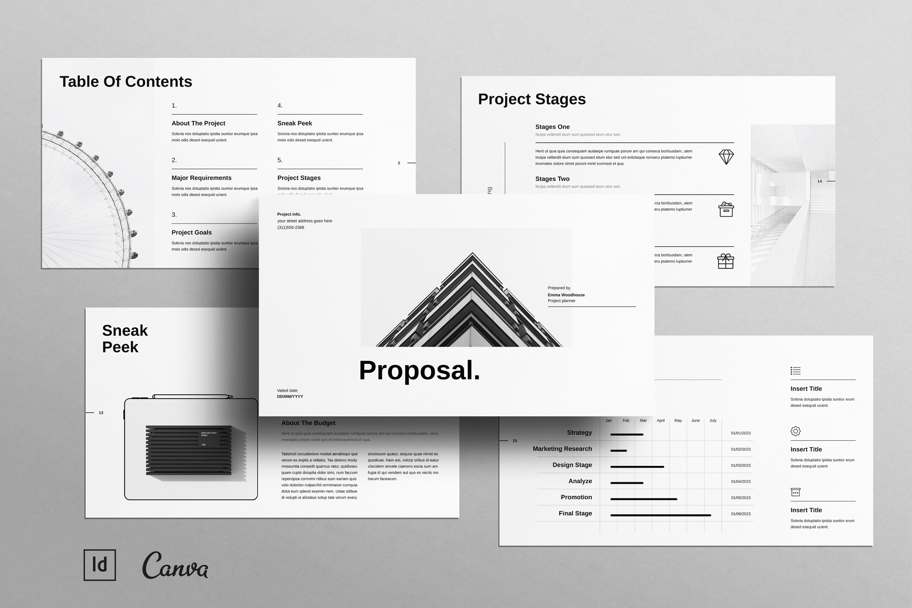Proposal Presentation Template, a Presentation Template by TemplatesForest