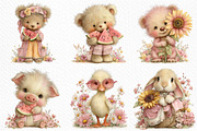 Whimsical Summer nursery Animals PNG, an Illustration by Craft Nest (Thumbnail 5 of 12)